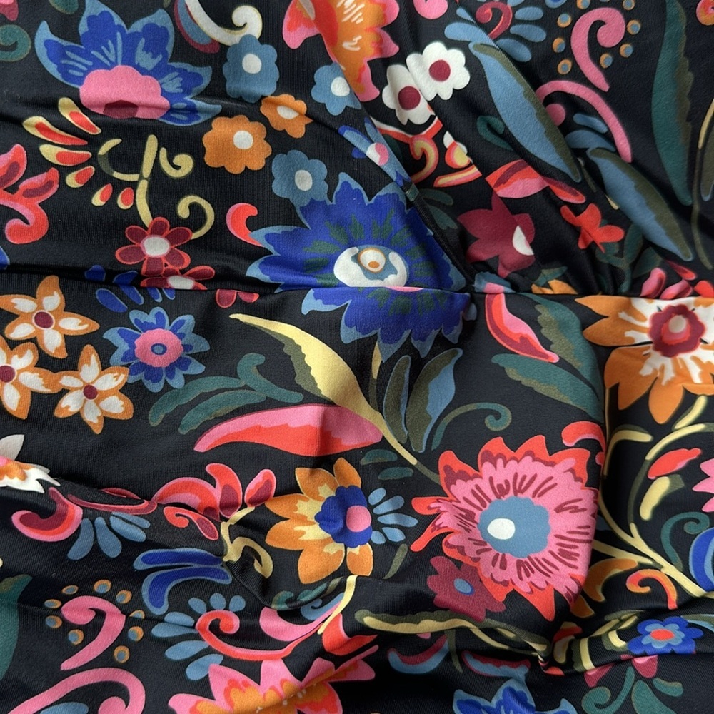 NWT Boden Levanzo halter one piece swimsuit floral gardenia pop vacation 8 - Picture 3 of 6